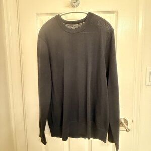 Banana Republic Black Sweater Merino Wool Medium